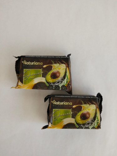 Мыло туалетное NATURIANA с маслом авокадо 100 гр марки Ординарное МКТУ5224 1/80